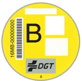 Distintivo ambiental DGT B