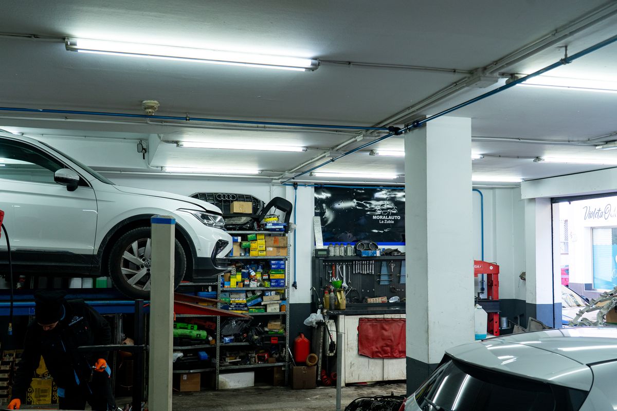 Zona taller Moralauto